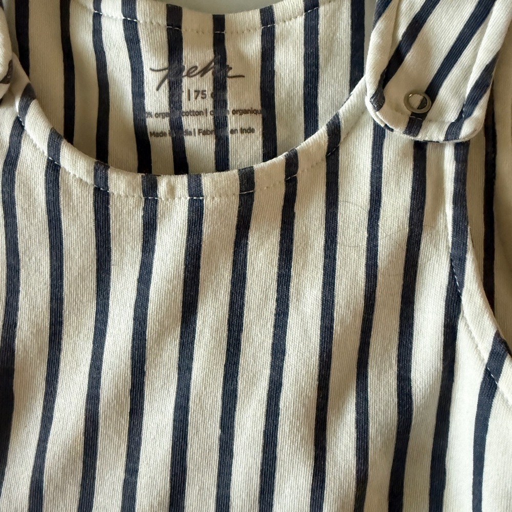 Pehr Striped Sleeveless Jumpsuit